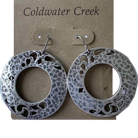 Coldwater Creek Jewelry - Coldwater Creek Dangling Silver Circles